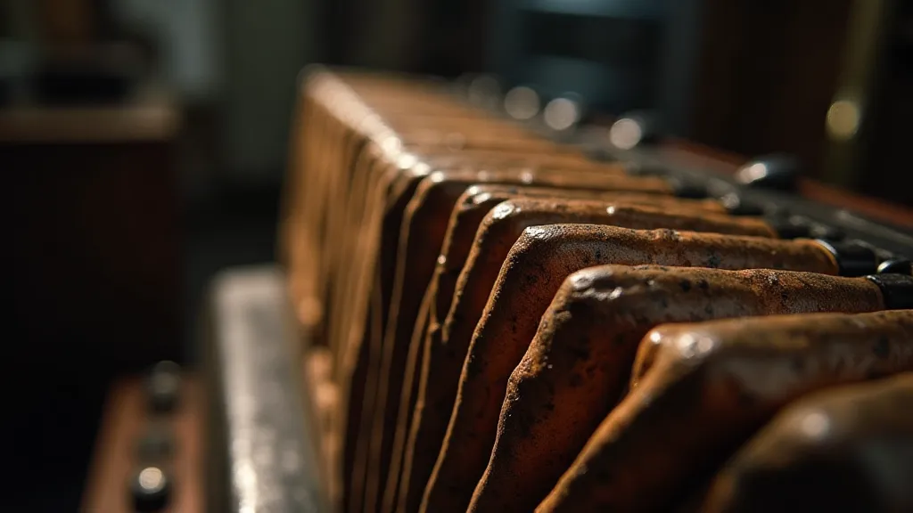 Vintage accordion bellows