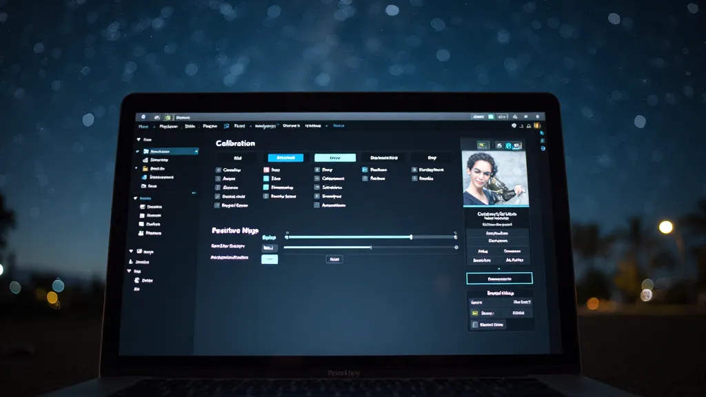 Screenshot of astrophotography processing software