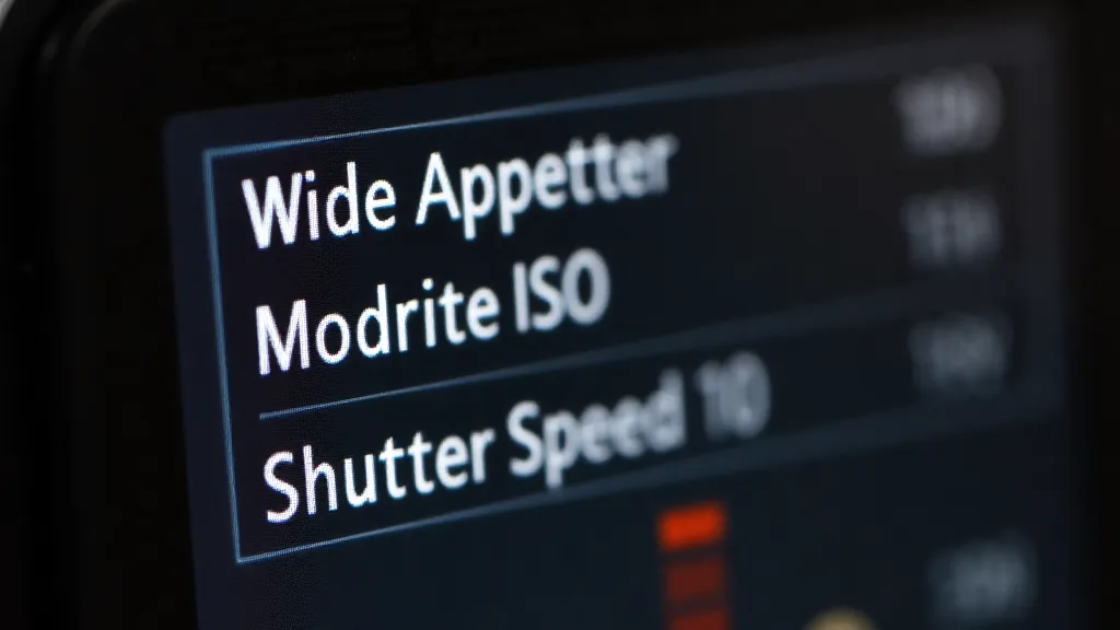 Camera settings for astrophotography